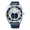 ECO-DRIVE Series Life Waterproof Light Quartz Cowhide Strap Men and Women Same Style White Dial BU0020-20A