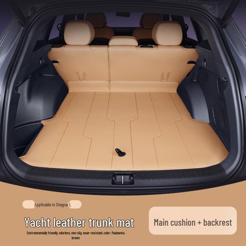 Xingyue L Trunk Mat: Full Coverage for 26 Geely Models, Original Car Color