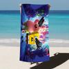 Cartoon SpongeBob SquarePants beach towels, quick-drying and soft, unisex. Can be used as children's beach blankets