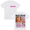 Rapper Bad Gyal Album Graphic Tshirt Fashion Hip Hop T Shirt Harajuku Oversized Cotton Men Women Casual Y2K T Shirts Streetwear