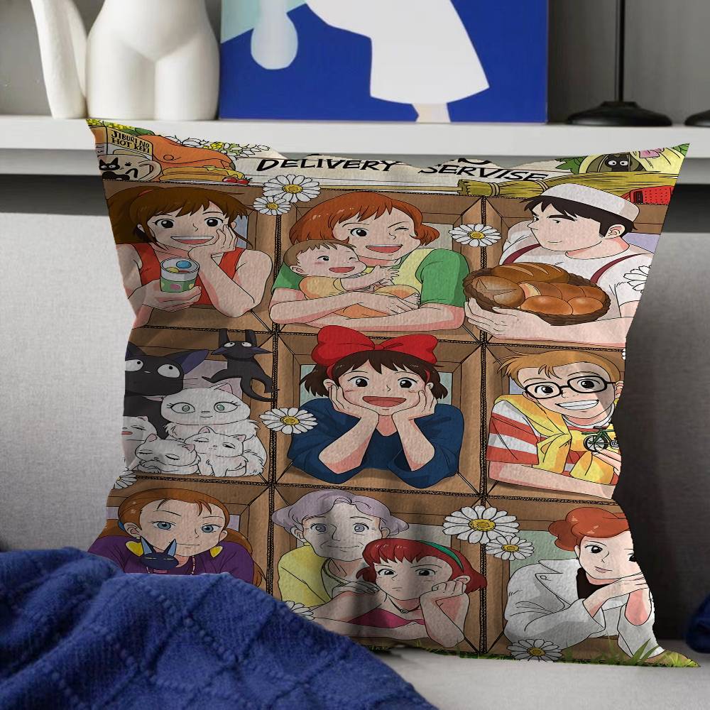 KKikis DDelivery SService Anime Pillow Cover Design cushion Cover decor Holiday Decorati