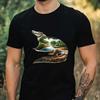 T-Shirt Men Animal Landscape Motif Cotton Size XS To 5XL