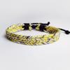 Handgefertigtes fünf-farbiges gewebtes Armband: Original japanisches trendiges Modeaccessoire