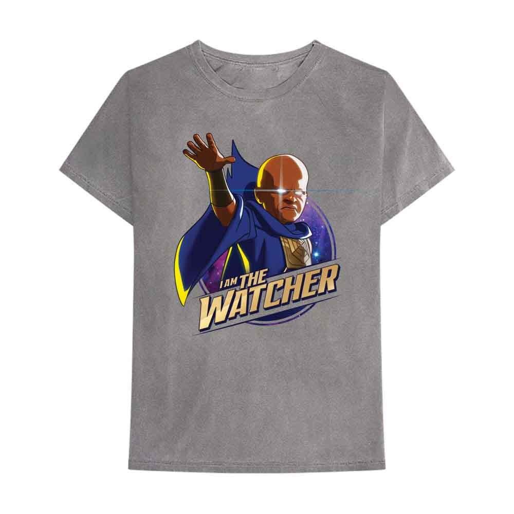What If T Shirt I Am The Watcher Official Marvel Comics Mens Grey XL L
