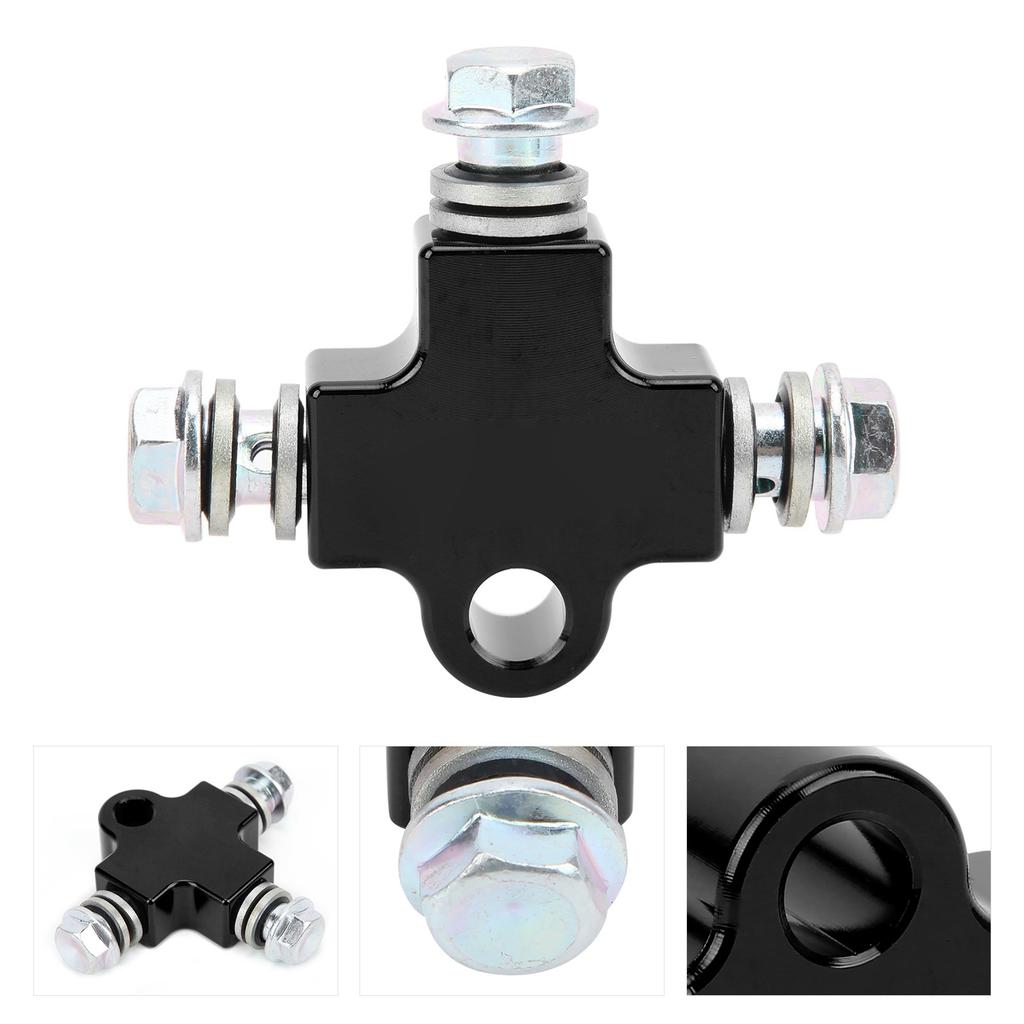 Tee Connector Coupling 3‑Way Tubing Hose Steel   for Motorcycle ATV Modification