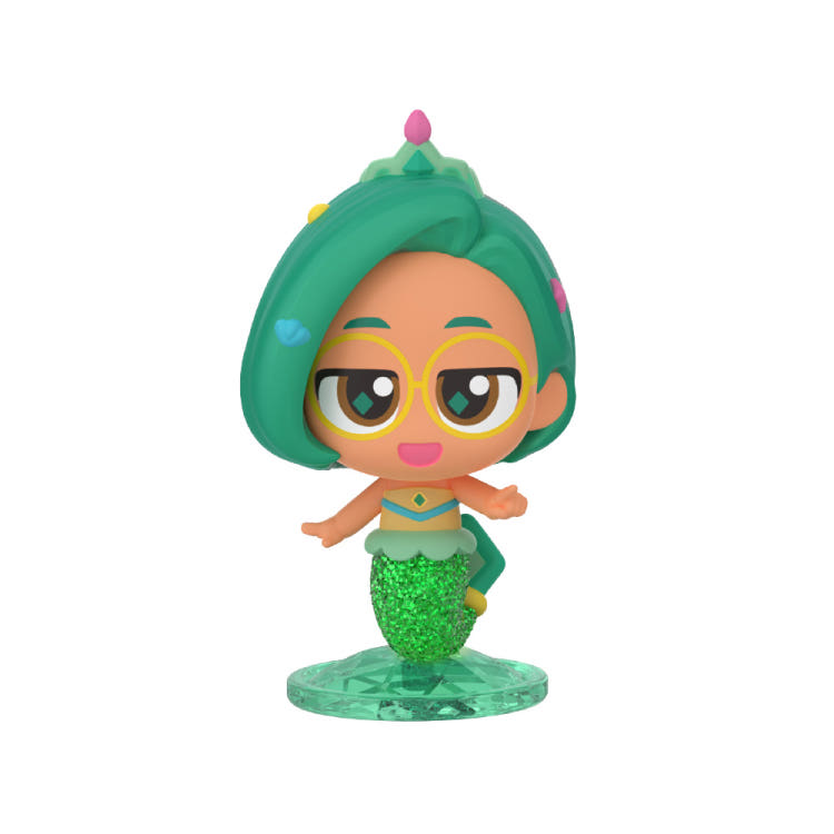 [mimi world] Rainbow Bubble Gem Secret Door Green Leaf Figure