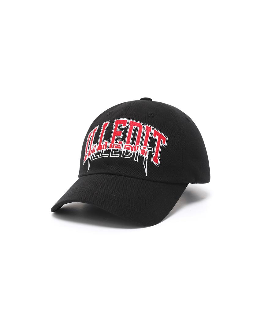 Illedis Arch Logo Ballcap Blackred