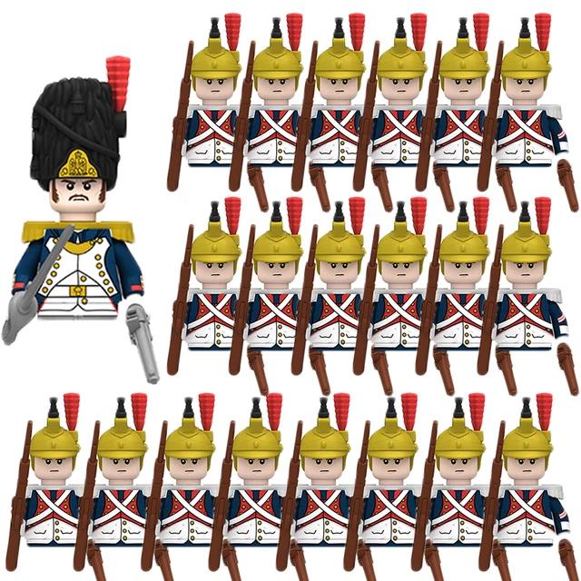Kids Building Blocks Toy Napoleonic Wars Military WW2 Mini Dolls Soldier Duke Medieval Knights Officer Model Toy wholesale store