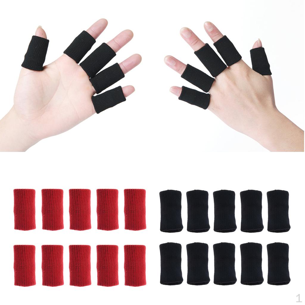 

20 шт. Спортивные эластичные фиксаторы для пальцев, шины, рукава, поддерживающие обертывания