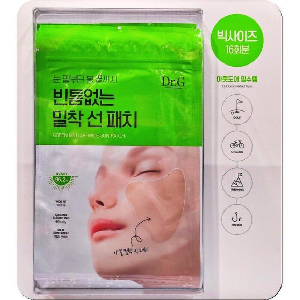 

Солнцезащитный пластырь Dr.G Green Mild Up Wide, 16 порций