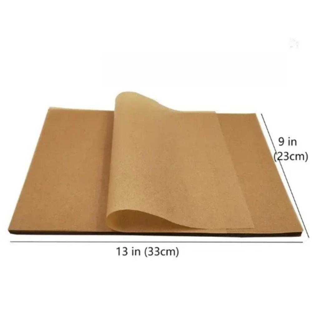 50Pcs Unbleached Baking Parchment Paper Sheets for Air Fryer Oven Grill Non Stick Cake Bread Cookies Pizza Roasting Healthy