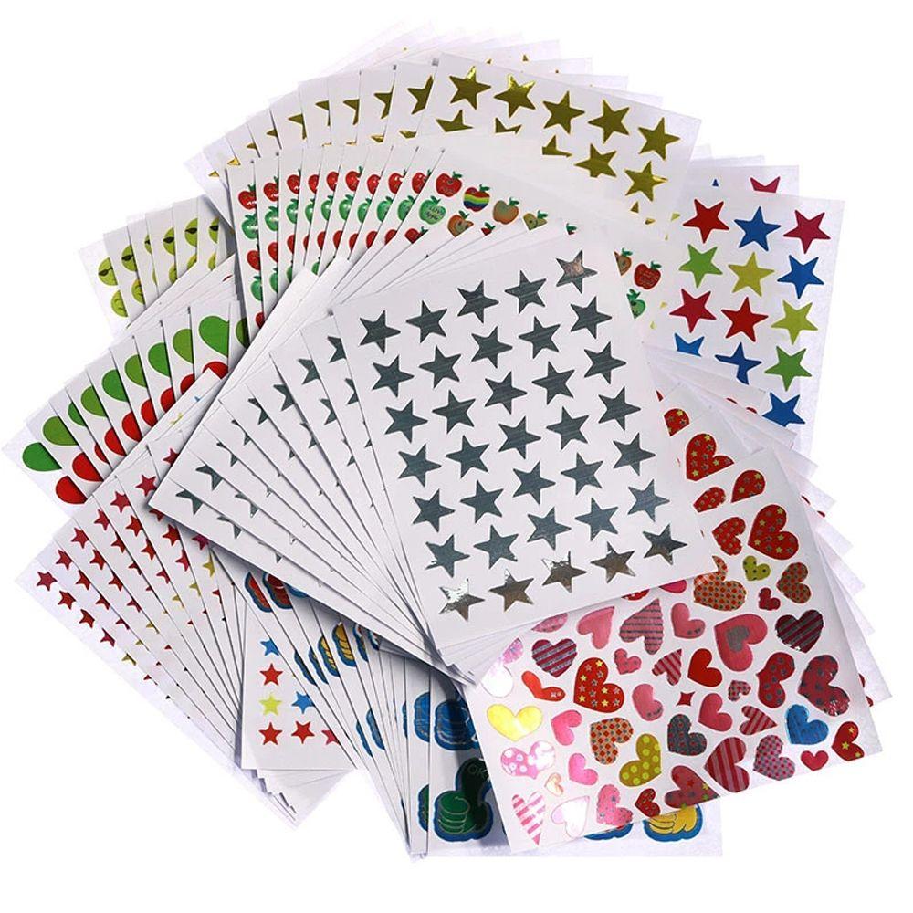 Label Gold-Plated Children's Stickers Award Stickers Teacher Praise Stickers Decorative Stickers