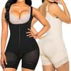 Women Zipper Full Body Shaper Tummy Control Waist Cincher Butt Lifting Shapewear