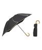 Wpc. UVO (Ubo) Folding Umbrella 3 Sections 55cm Ribs Floral UVO3F-020 Black