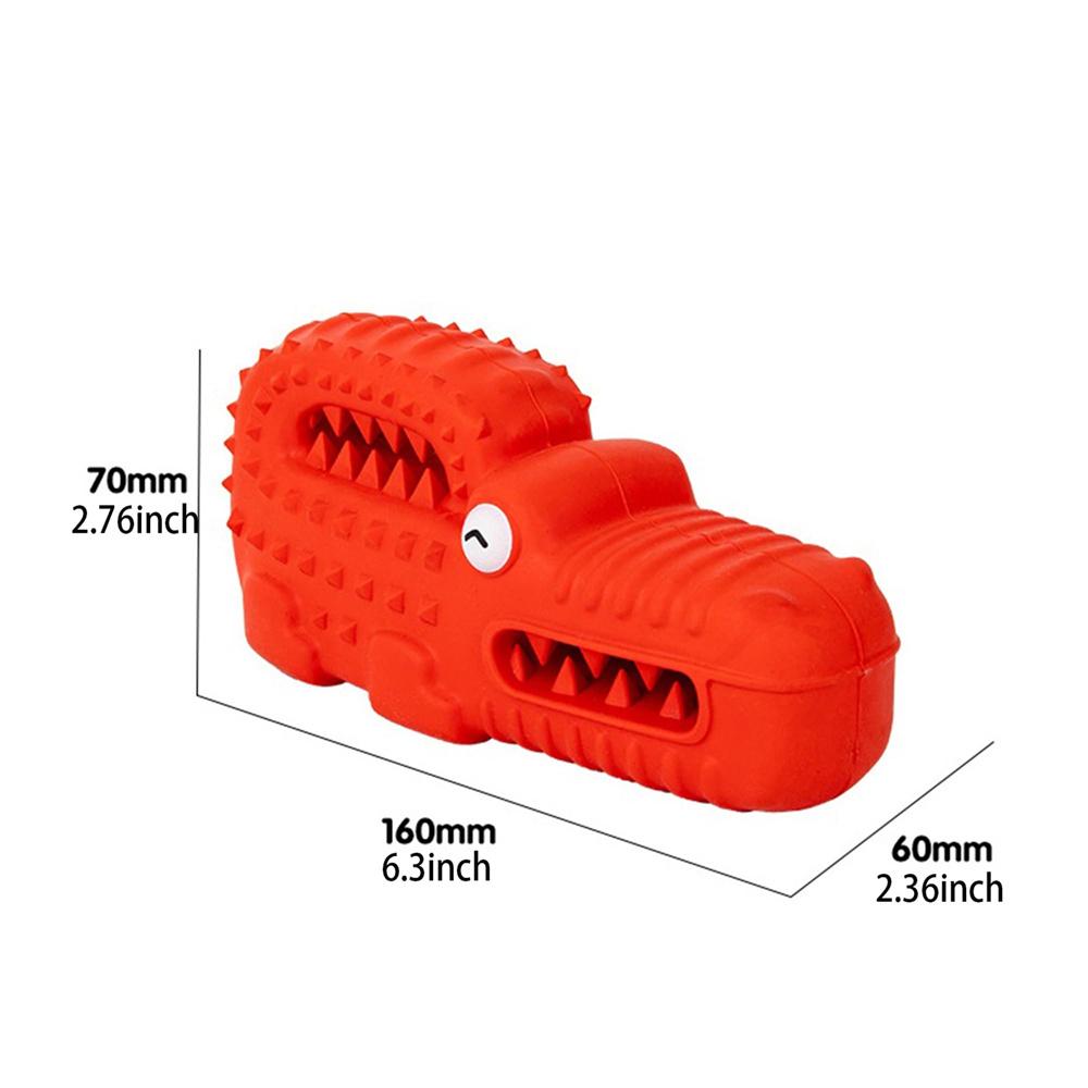 

Dog Chew Toys for Aggressive Chewers Squeaky Tough Durable Toothbrush Interactive Toys Mental Stimulation Chew Toys Collection червоний