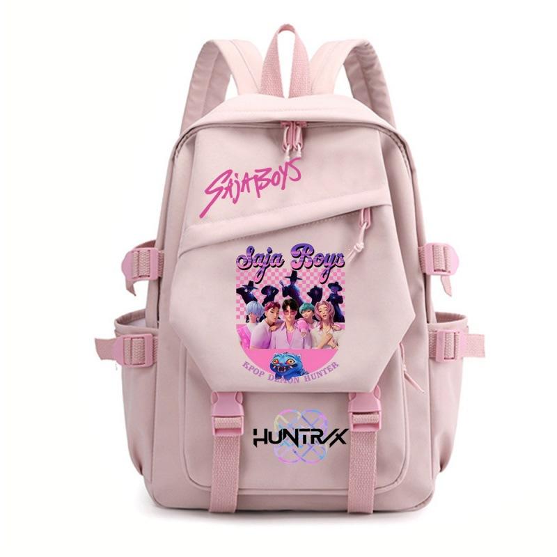 Large Capacity Schoolbag with Shoulder Strap; Student Three-piece Pencil Case Set