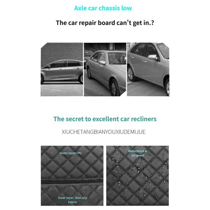 Rolling Storage Vehicle Service Mat Make Of Oil Resistant PU Fabric Perfect For Mobile Repair Technicians