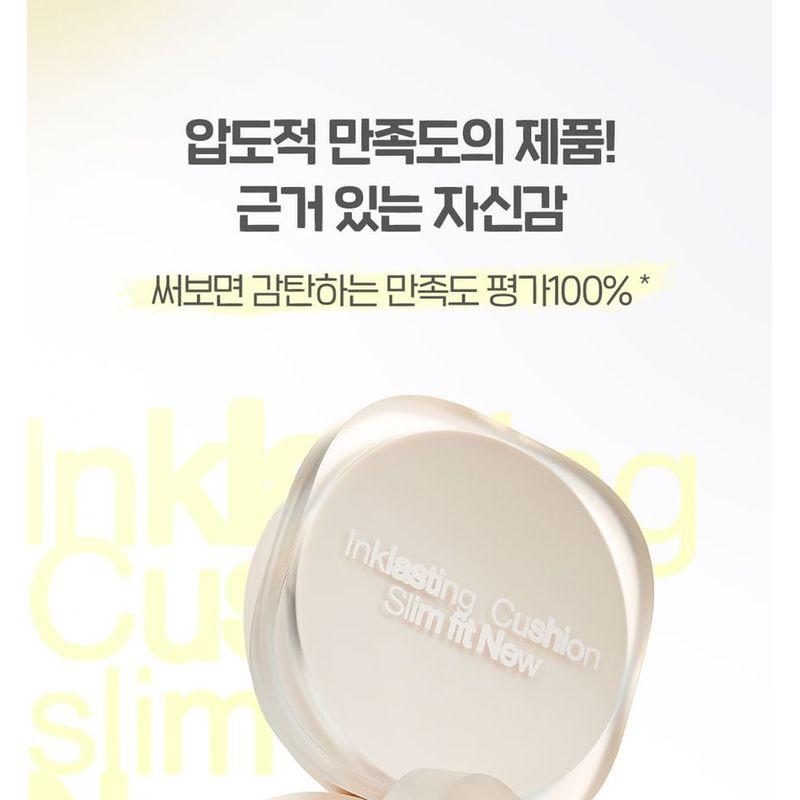 THE FACE SHOP - Inklasting Cushion Slim Fit New Refill Only - 3 Colors
