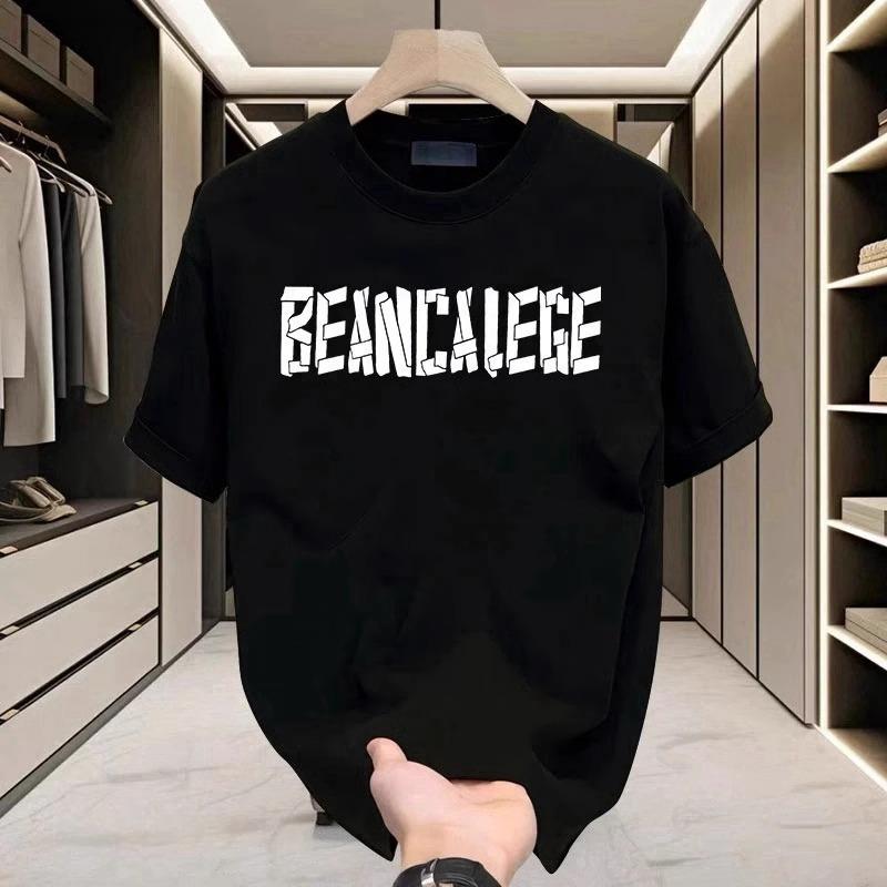 Couples Cotton T-Shirt Short Sleeve Black White Tops Breathable Comfortable Soft Casual Sport Tees