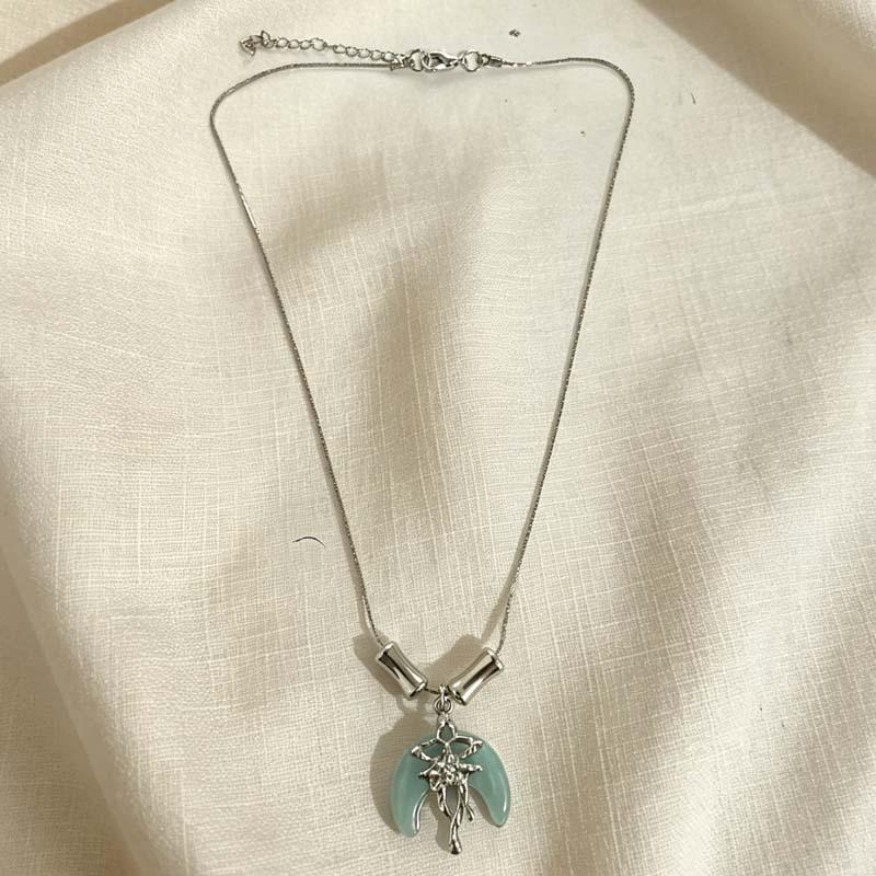 Dainty Necklace With Pendant Exquisite Fairy Design For Daily Wear Dating Parties Birthday Gifts For Women