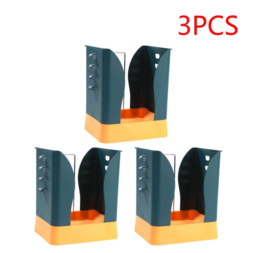 2-5PCS Expandable Trash Can Large Capacity Garbage Bag Holder Household Trash Bucket Portable Waste Bin for Bathroom Bedroom