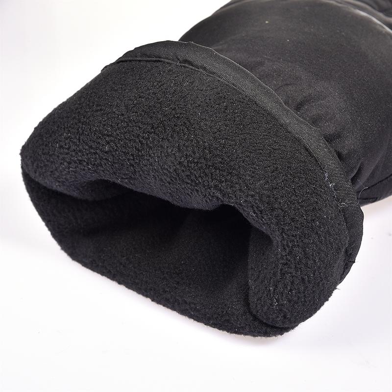 Heating Motorcycle Gloves Comfortable Black Snowmobile Gloves Waterproof Battery Fast Heating Gloves For Winter Cycling
