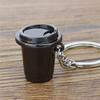 Unique Coffee Machine Filter Handle Keychain Fashion Metal Key Ornament Bag Charm Present for Coffee Aficionados