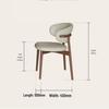 Mid-Century Style Oval Travertine Dining Table & Chair Set with French Solid Wood