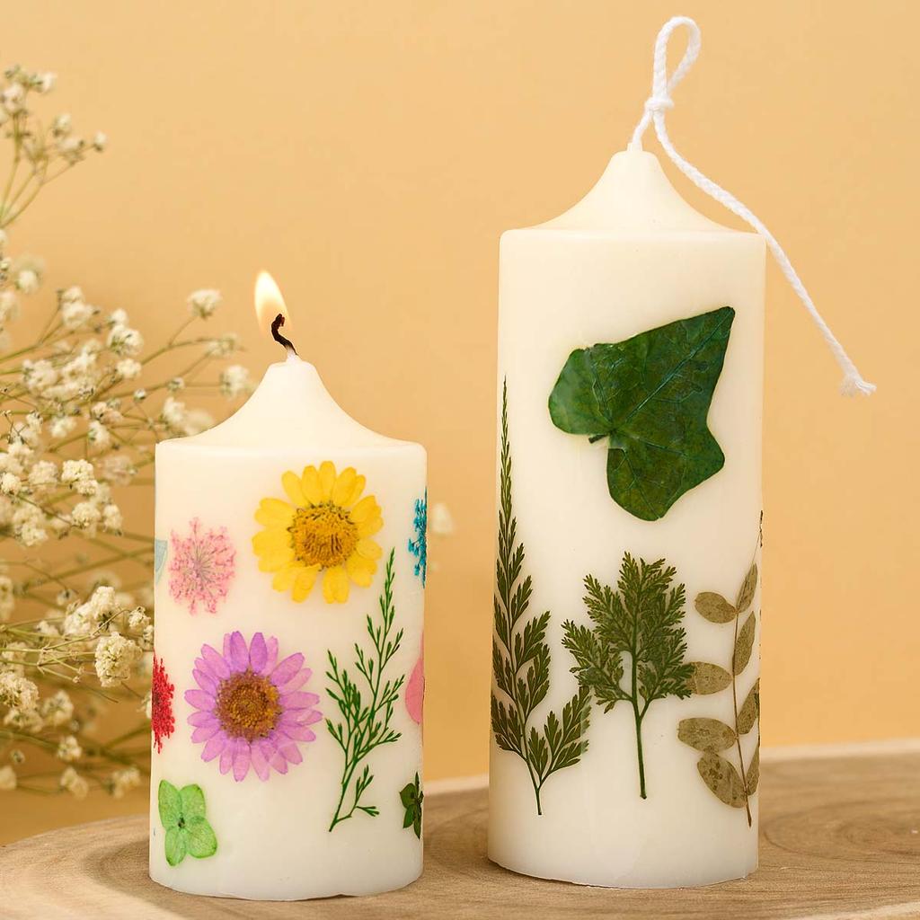 1 Pounds Pure White Soy Wax For DIY Handmade Candles Crafts 100% Additive-Free Scented Candle Raw Material Making Supplies Kit