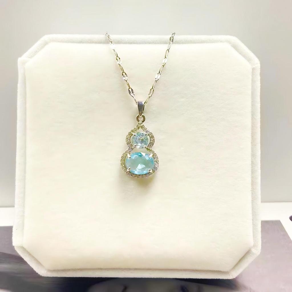 Summer Silver Series Titanium Steel Non-Fading Necklace for Women - Fashionable, Light Luxury, Niche, High-End