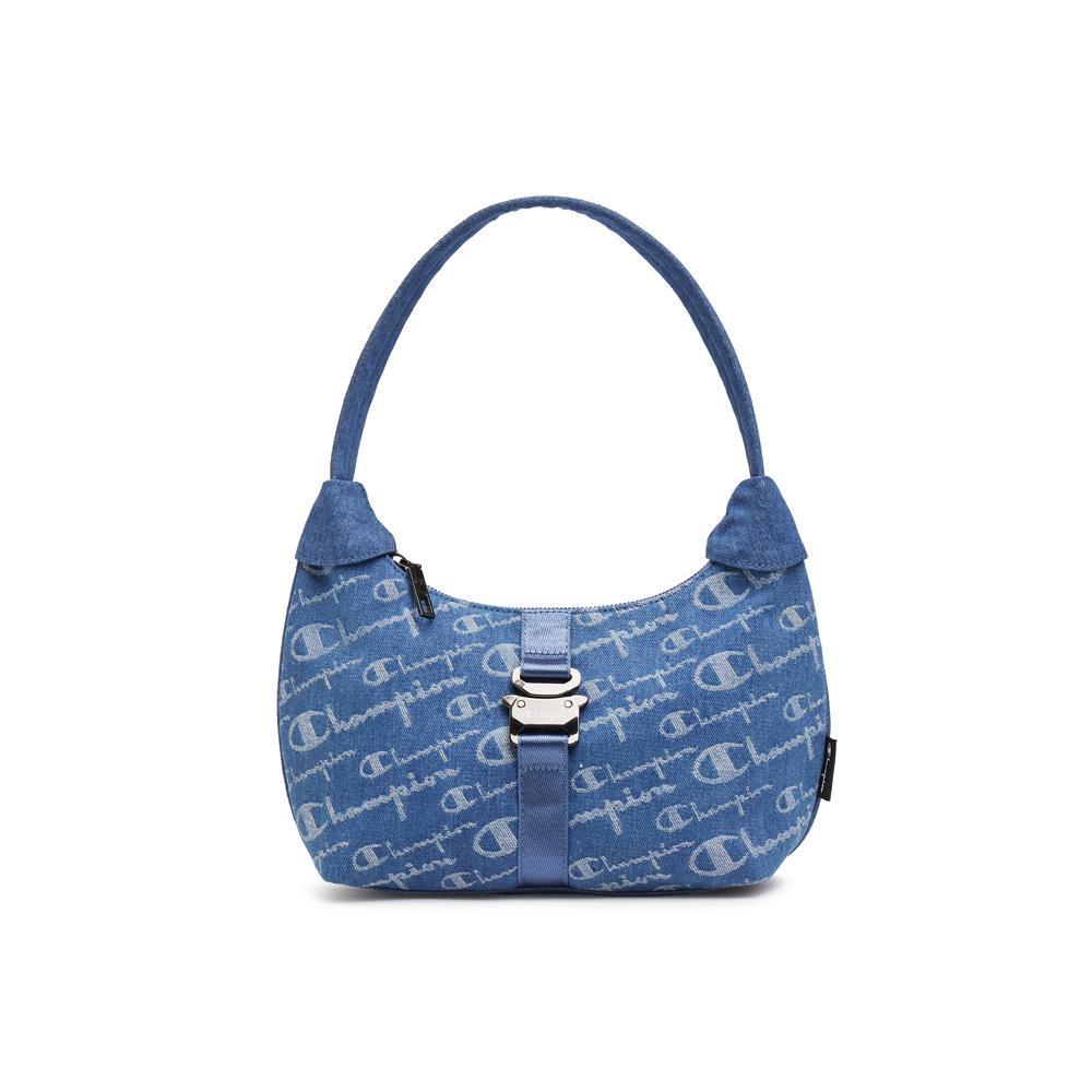 New Champion Fabric Backpack Shoulder Bag Unisex Light Blue Denim/Dark Blue Denim U5BACPU39