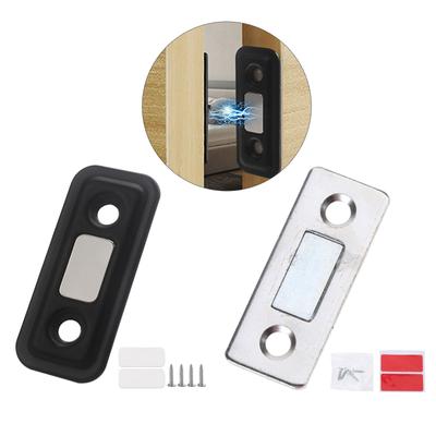 Strong Magnetic Cabinet Door Catch Drawer Latch Ultra Thin Hidden Cabinet Catch Cupboard Cabinet Door Closer Punch-free