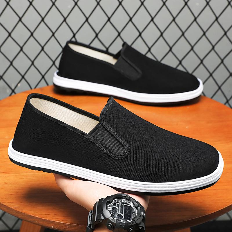 Stare Pekińskie Buty Płócienne Letnie Buty Robocze dla Mężczyzn Buty Męskie dla Butów Męskich Laminowane Buty Płócienne dla Odzieży Męskiej Casualowe Stare Buty Płócienne