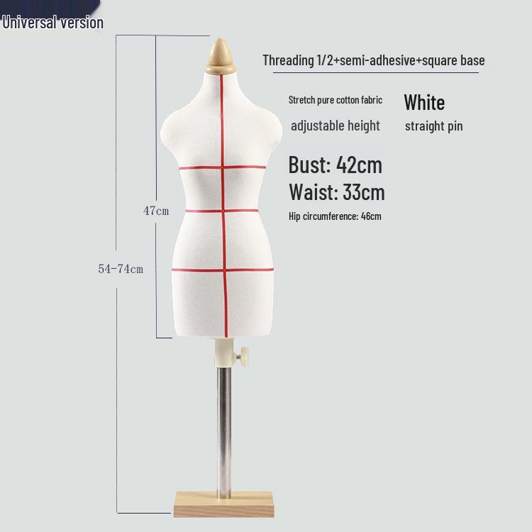 Mini Female Draping Mannequin for Student Tailoring