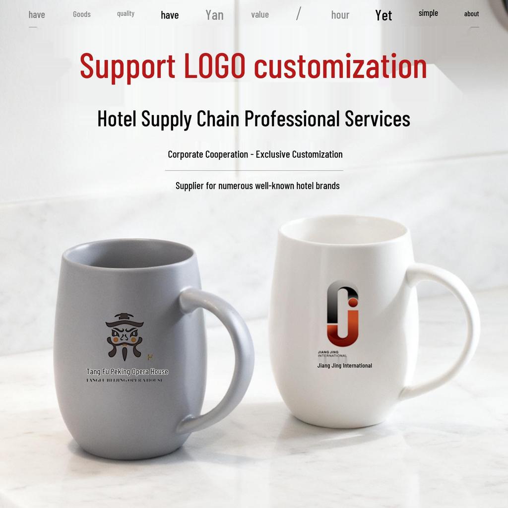 Japanese-Style Coffee and Tea Cup for Home, Office, and Hotel Use