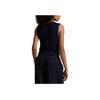 Polo Ralph Lauren Solid Logo Embroidered Sleeveless Fitted Tank Top Women Tops Navy-Blue 211959295-002