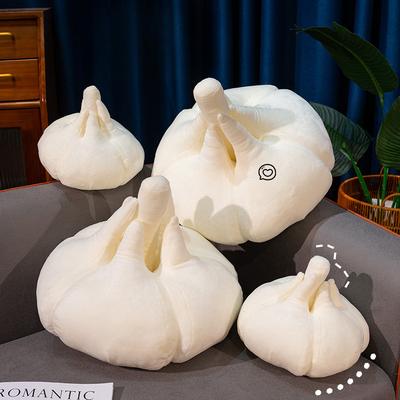 Cartoon Funny Vegetables Tied with Garlic Spicy Eggplant Plush Doll Home Sofa Pin Leg Doll Decoration