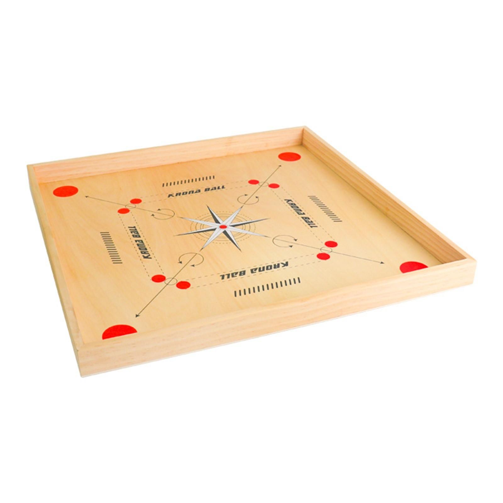 Carrom Board Game Strike And Pocket Table Game With Cue Sticks, Striker For Adults, Kids, Boys And Girls