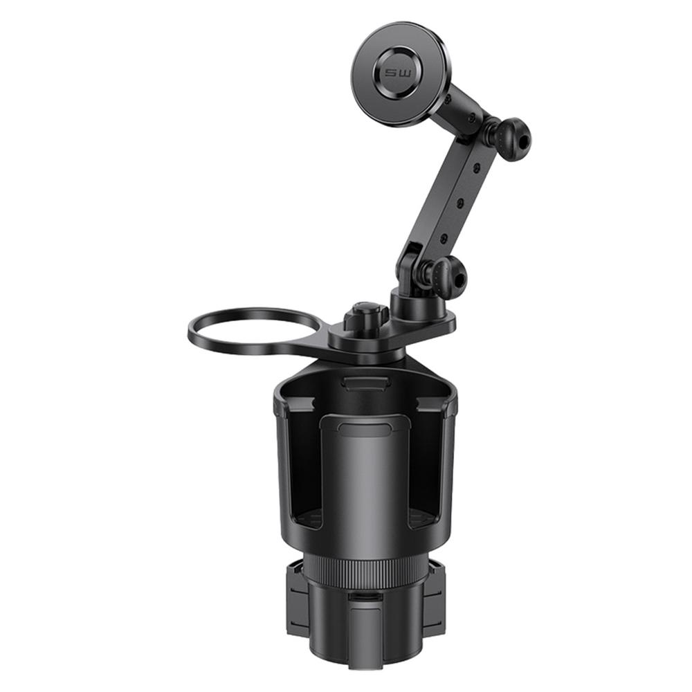 

Универсальный автомобильный держатель для телефона, подставка для мобильного телефона, регулируемая на 360 градусов автомобильная подставка для телефона, аксессуары для салона автомобиля, подстаканник чёрный