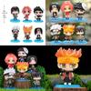 Naruto Animation 6 Pcs Toy Doll Version Cartoon Characters Car Cake Decoration