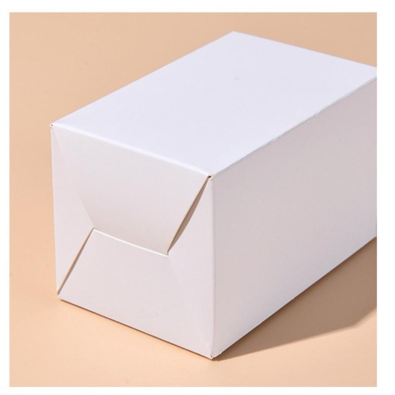 350g White Cardboard Packaging Box Universal Square Flat Box Empty Case for Perfume Gifts Multiple Purposes Easy To Fold Handmade Gift Cosmetic Boxes