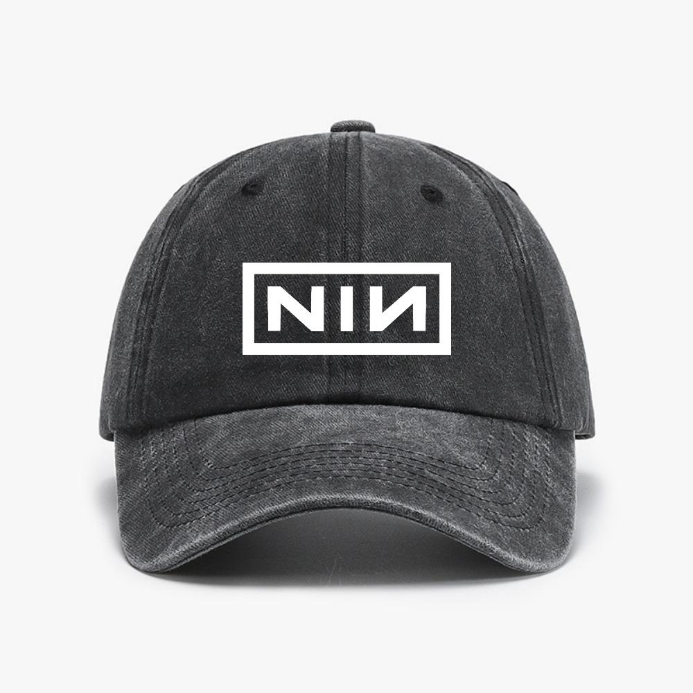 Nine Inch Nails Rock Band Hat Breathable Denim Style Unisex Hat Fashion Casual Adjustable Sun Snapback Hats