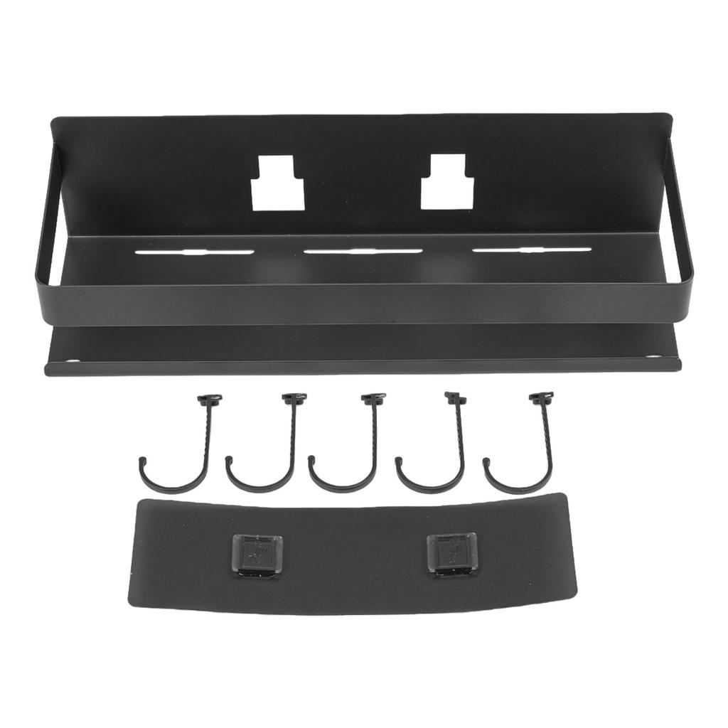 Lagerregal Gewürz Kleinkram Seitenlagerregal Wandmontierter Küchenorganisator Platzsparender Lagerkorb Haushalts Halter