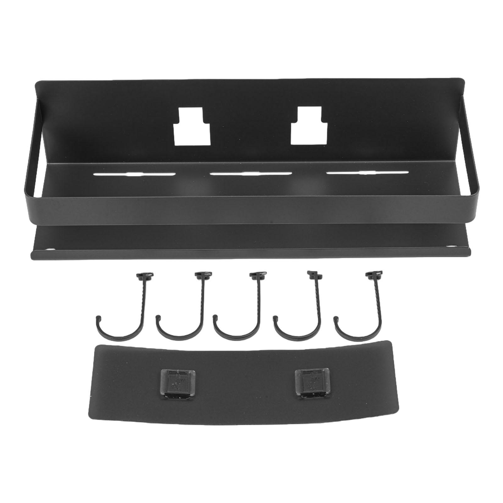 Storage Shelf Spice Sundry Side Storage Rack Wall-Mounted Kitchen Organizer Saving Space Storage Basket Household Holder