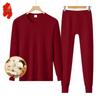 Elderly Winter Warm Round Neck Lounge Set