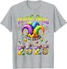 Mardi Gras 2025 Jester Outfit Carnival Desgin Unisex T-Shirt