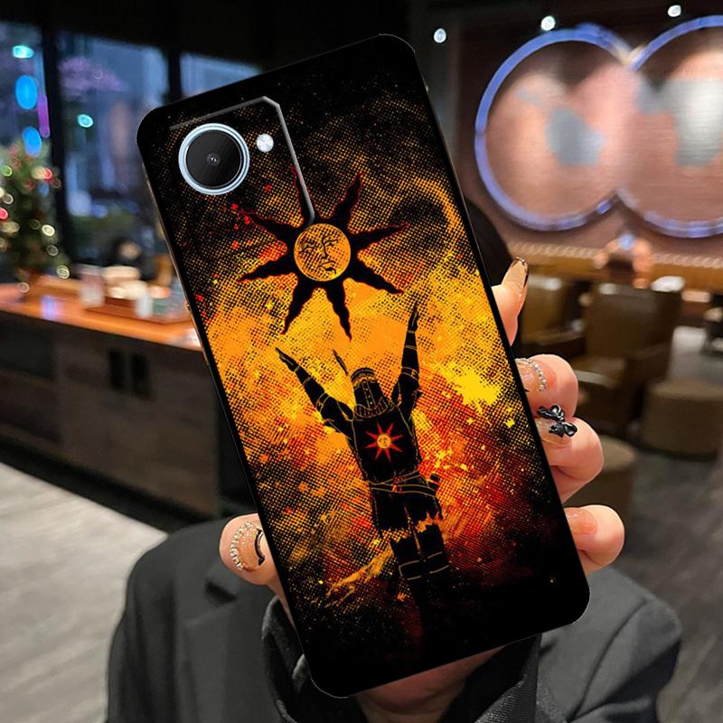 Praise the Sun Dark Souls Case For Realme 13 Pro Plus 12 11 14 15 GT6 GT7 Pro C15 C35 C53 C55 C61 C63 C65 C67 C71 C75