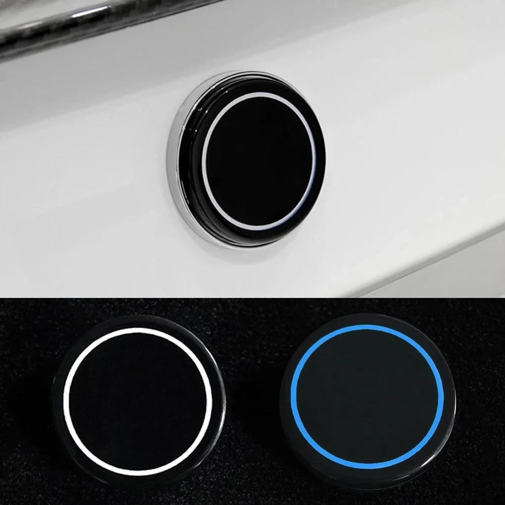 1pcs Blue LED Side Light Front Lip Light 51mm Trunk Badge For Brabus Mercedes Rocket G800 W464 G63 G65 W463 Brabus Rear Light