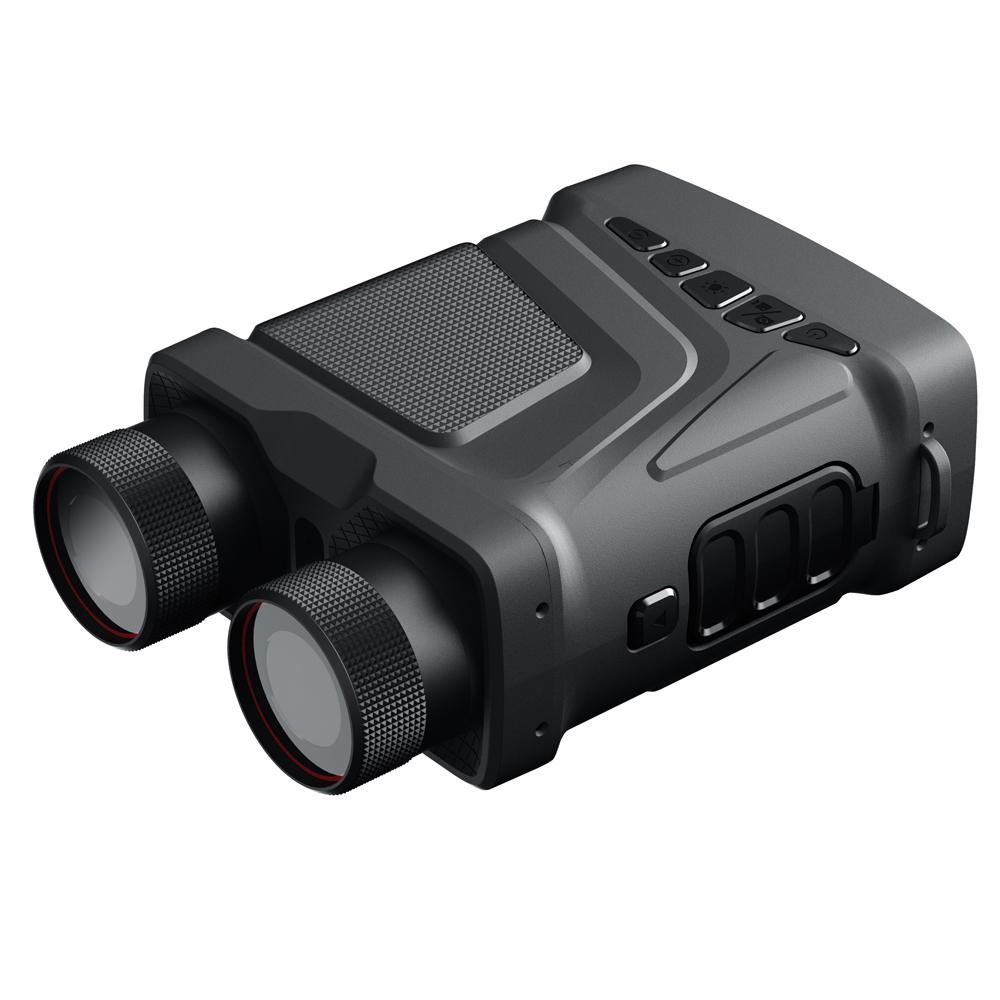 1080P Portable Binocular Goggles Device Day Night Use Photo Video Taking 5X Digital Zoom 300M Full Dark Viewing Distance for Outdoor Hunt Boating Jour