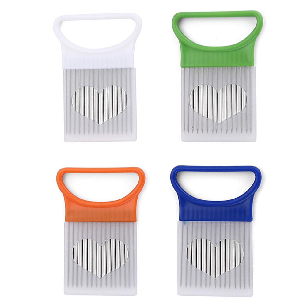 12 Prong Fine Cutting Vegetable Holder for Onion Tomato Lemon Potato Stainless Steel Slicer Grip No Mess Kitchen